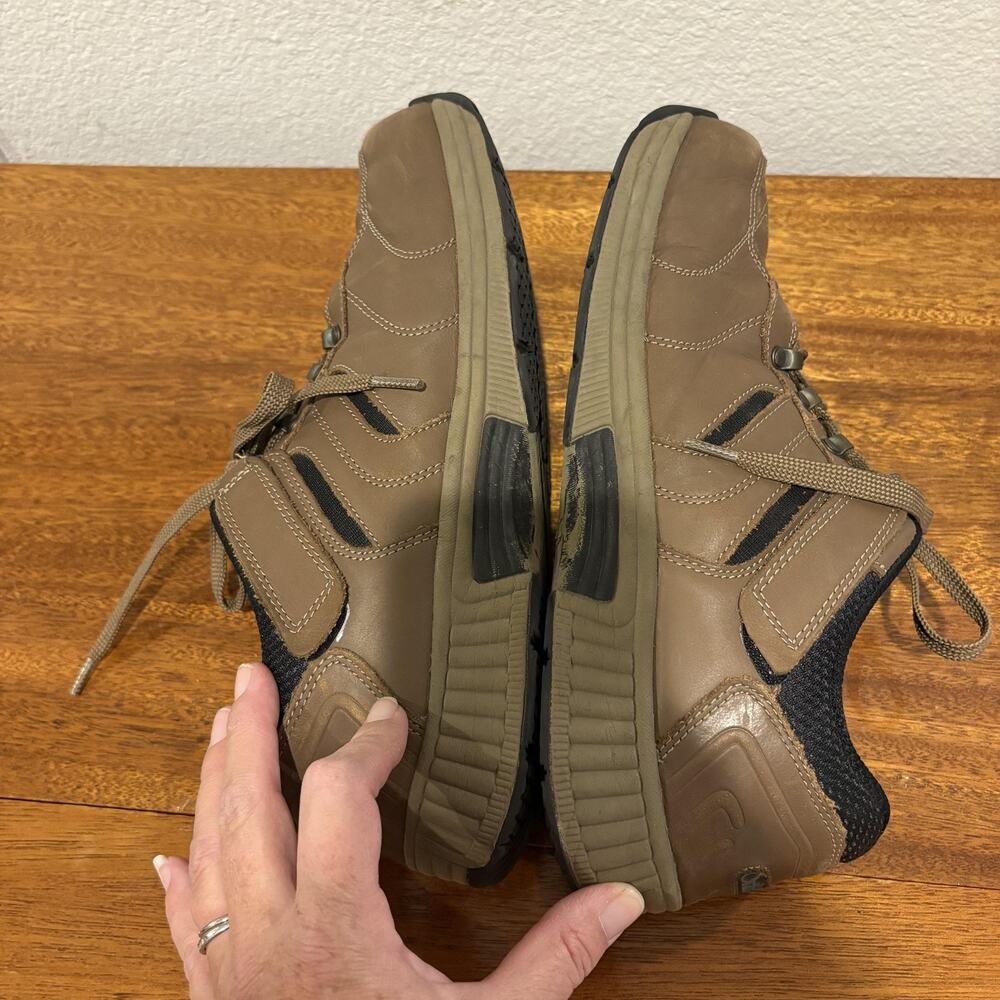 OrthoFeet 981 Tahoe Men 9 EE X-Wide Tan Brown Leather Orthopedic Walking Shoes‎ - Picture 6 of 11